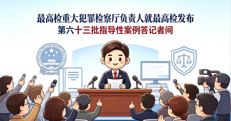 提高证据审查运用能力全面提升监督实效 ——最高检重大犯罪检察厅负责人就最高检发布第六十三批指导性案例答记者问